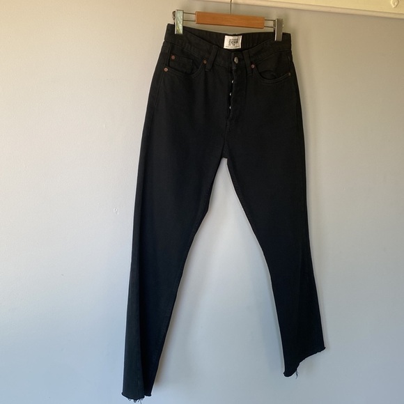 Zara Authentic Denim by TRF black high waist jeans Sz 2 - Picture 8 of 10